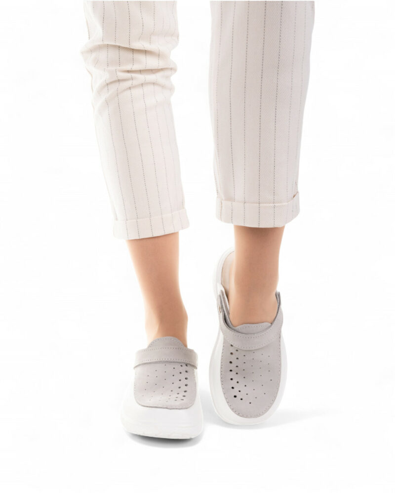 Ανατομικα Clogs Biancomolina - Γκρι - Image 10