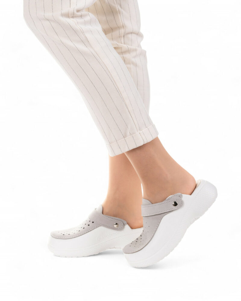 Ανατομικα Clogs Biancomolina - Γκρι - Image 11