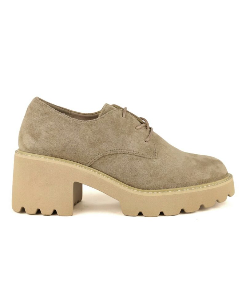 Δετά Loafers με Τρακτερωτή σόλα - Μπεζ