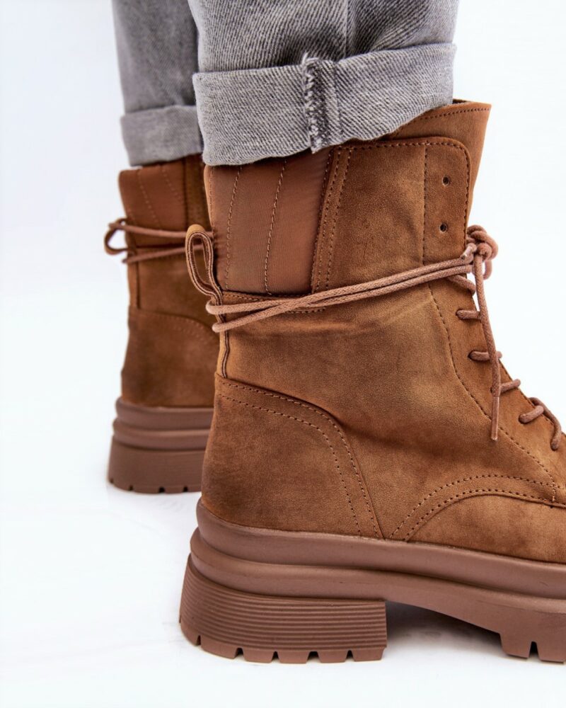 Αρβυλάκια Nubuck - Κάμελ - Image 6