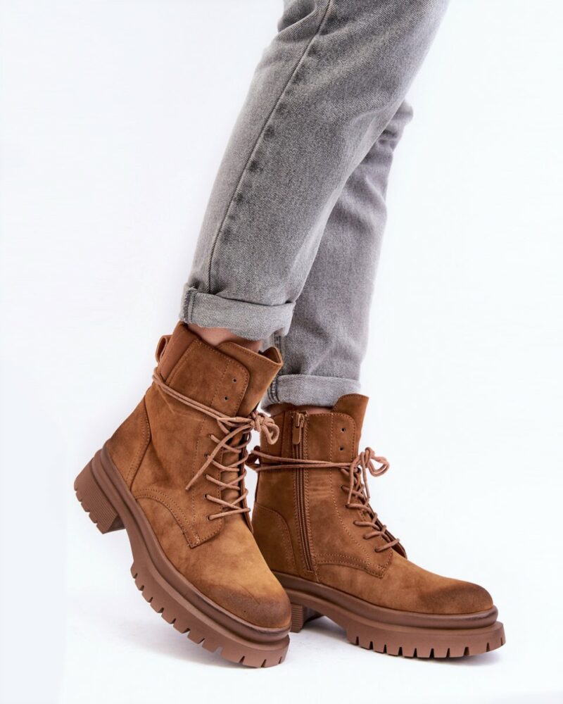 Αρβυλάκια Nubuck - Κάμελ - Image 7