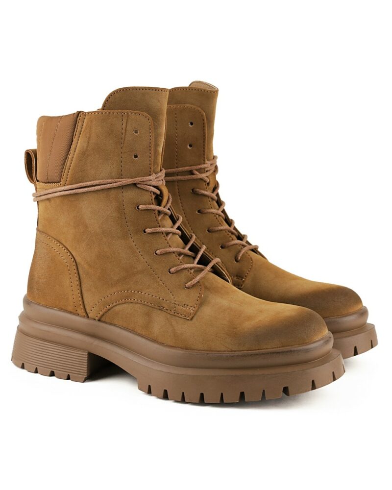 Αρβυλάκια Nubuck - Κάμελ - Image 3