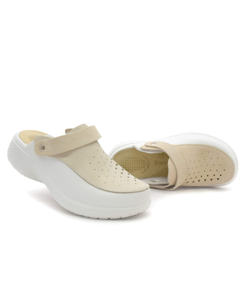 Ανατομικα Clogs Biancomolina - Μπεζ - Image 7