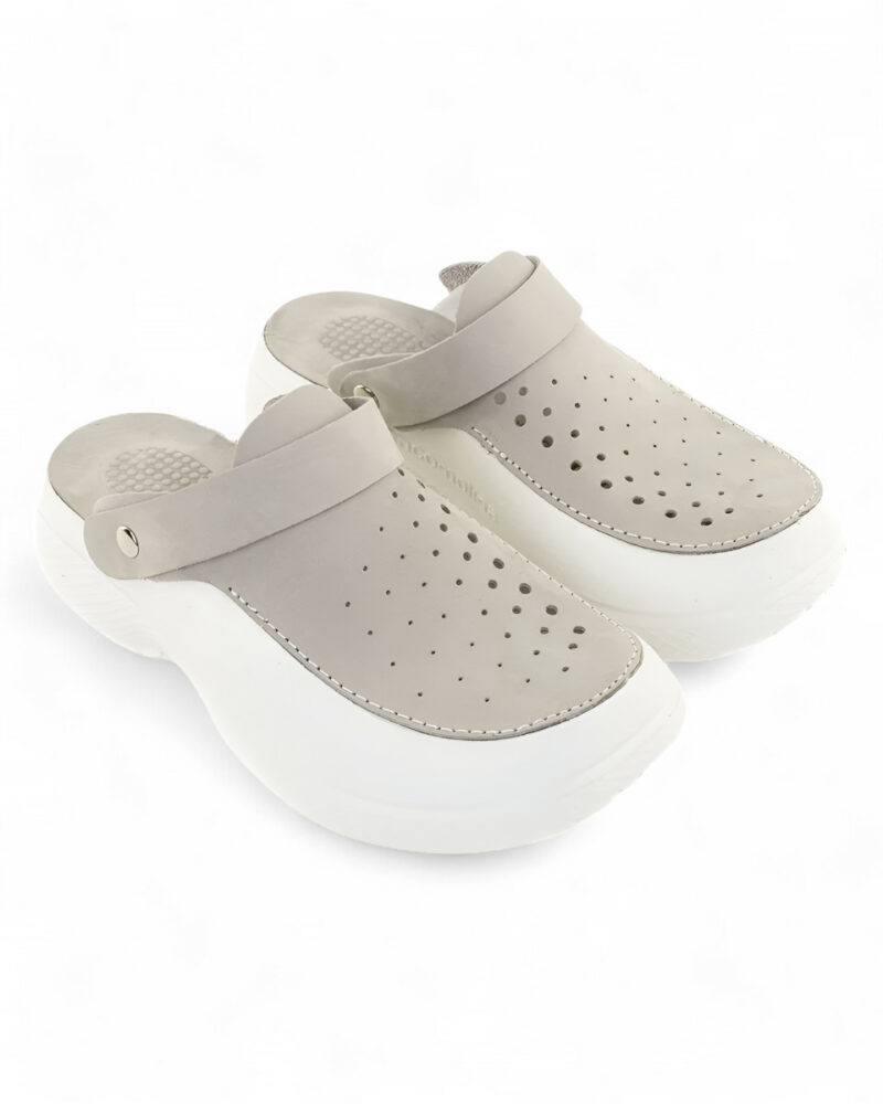 Ανατομικα Clogs Biancomolina - Γκρι - Image 6