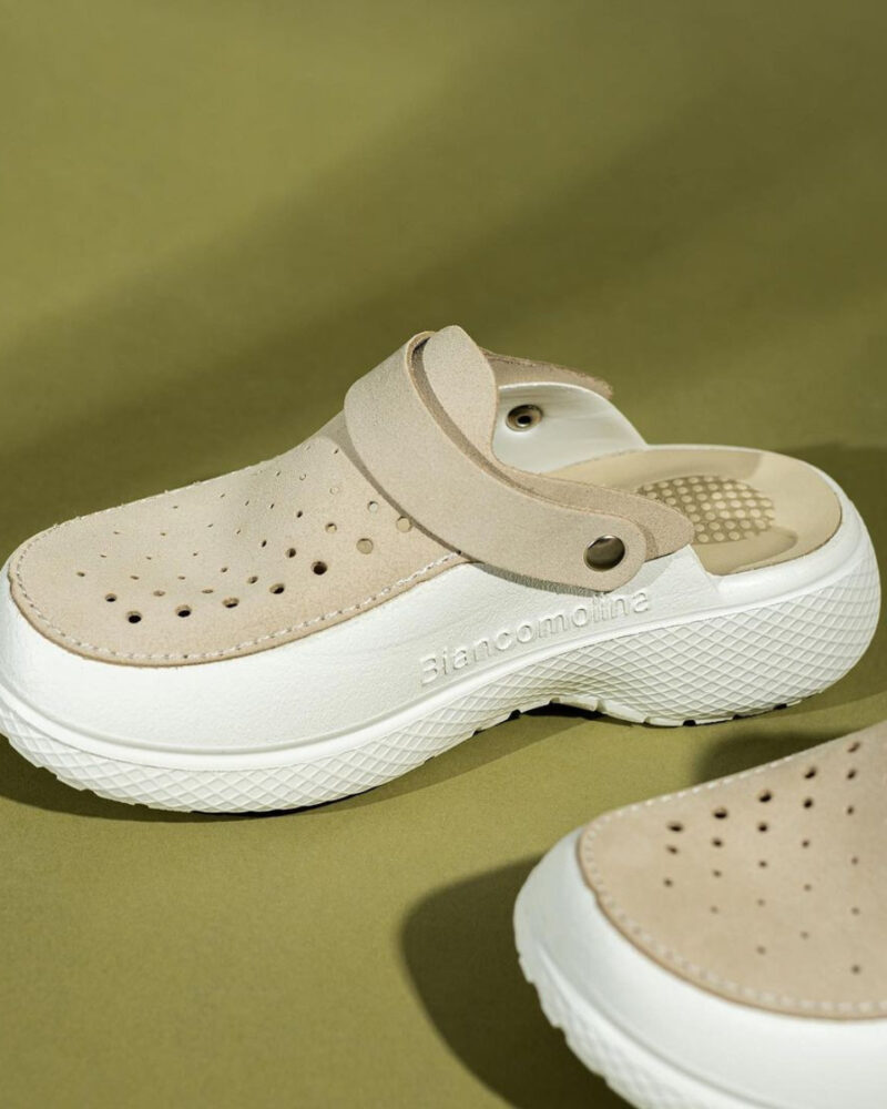 Ανατομικα Clogs Biancomolina - Μπεζ - Image 12