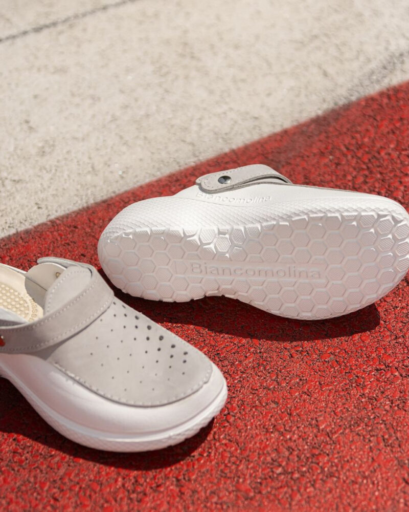 Ανατομικα Clogs Biancomolina - Γκρι - Image 8