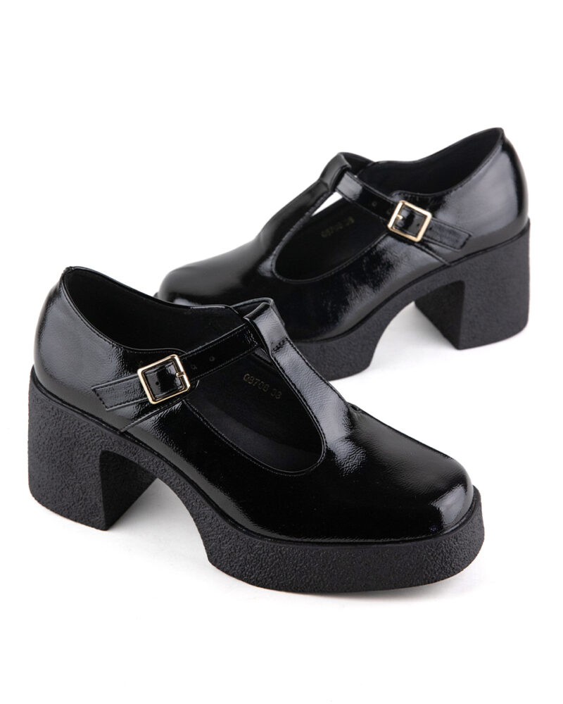 Mary Janes - Μαύρο - Image 3