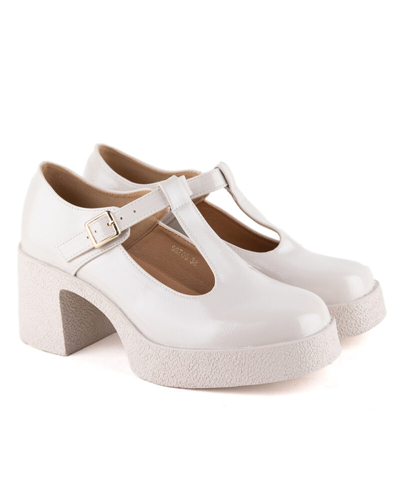 Mary Janes - Μπεζ - Image 2
