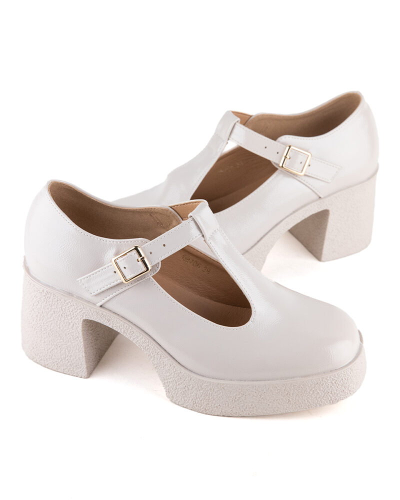 Mary Janes - Μπεζ - Image 3