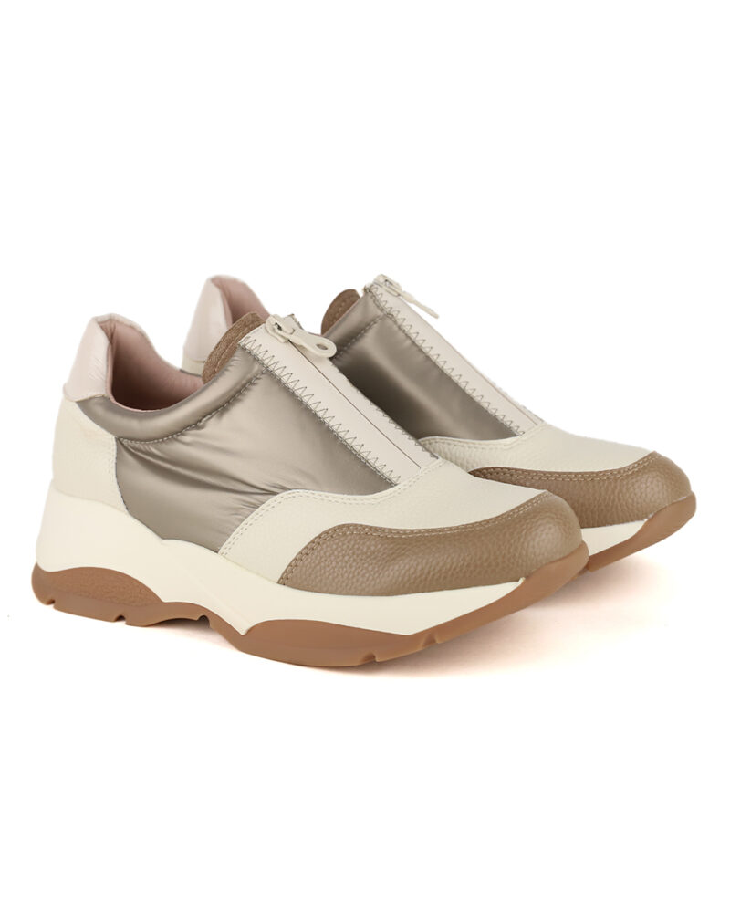 Αδιάβροχα Comfort Sneakers - Μπεζ - Image 3