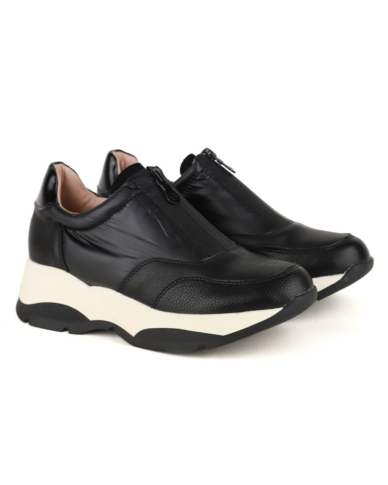 Αδιάβροχα Comfort Sneakers - Μάυρο - Image 3