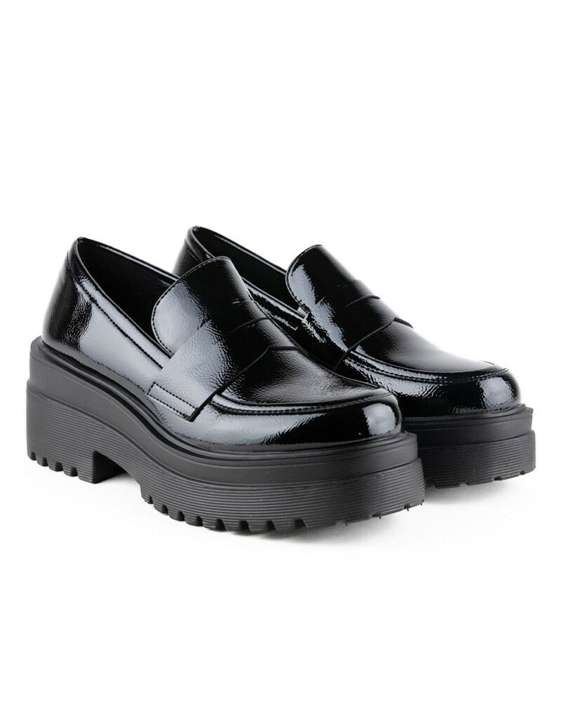 Loafers Δίσολα - Μαύρο Λουστρίνι - Image 3