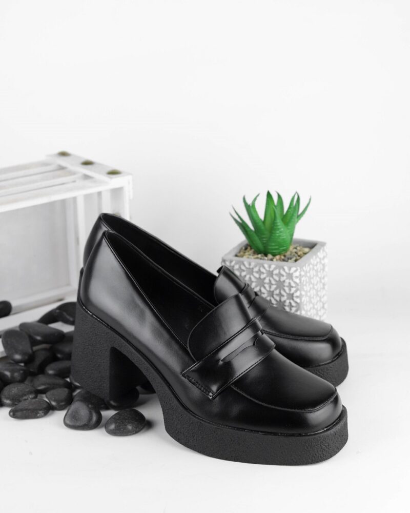 Γόβες Loafers - Μαύρο - Image 5