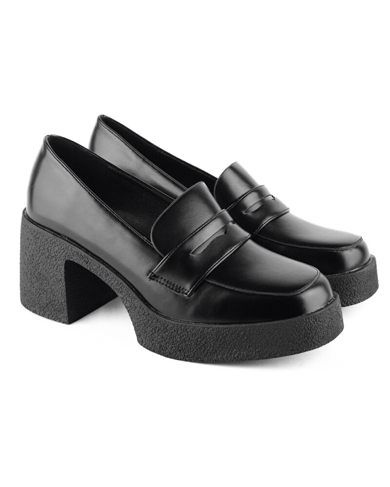 Γόβες Loafers - Μαύρο - Image 3