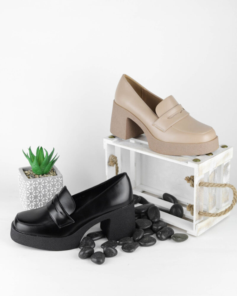 Γόβες Loafers - Μαύρο - Image 6