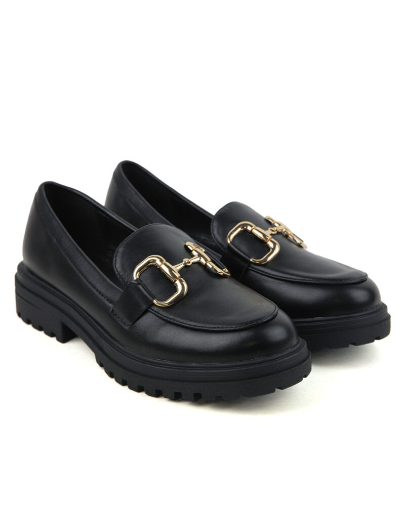 Loafers με Διακοσμητικό - Μαύρο - Image 2
