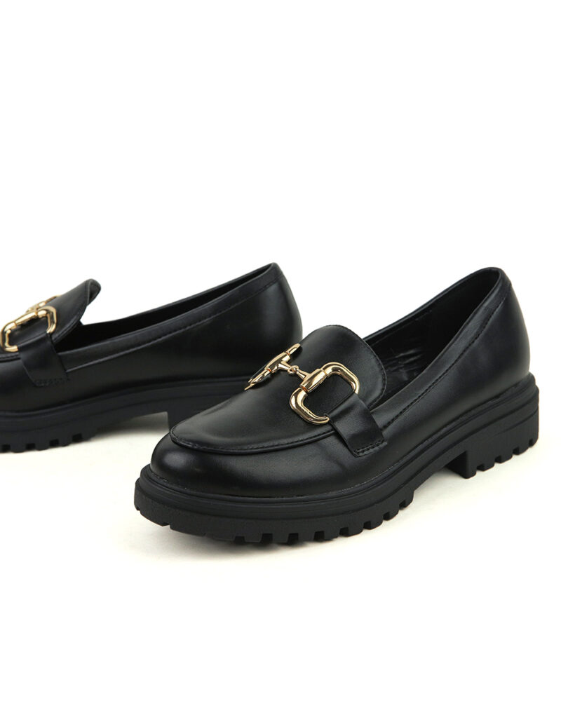 Loafers με Διακοσμητικό - Μαύρο - Image 3