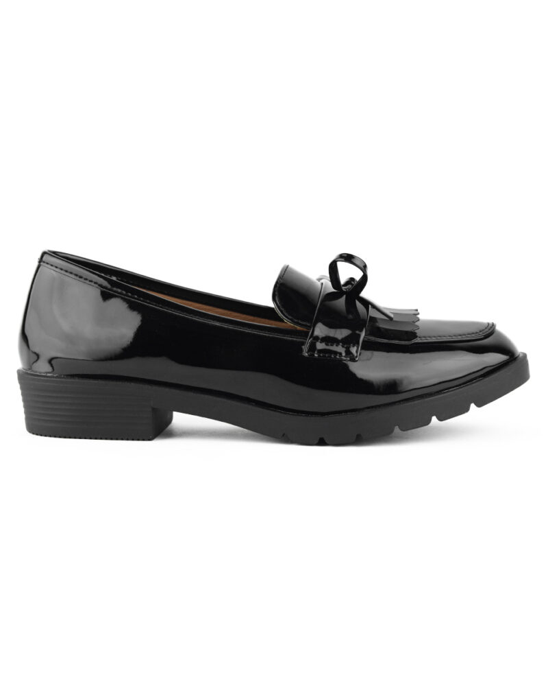 Comfort Loafers με Διακοσμητικό Φιογκάκι - Μαύρο - Image 2