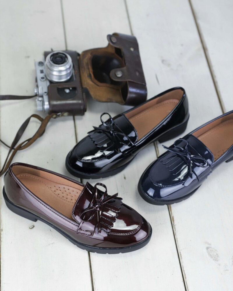 Comfort Loafers με Διακοσμητικό Φιογκάκι - Μπλε - Image 5