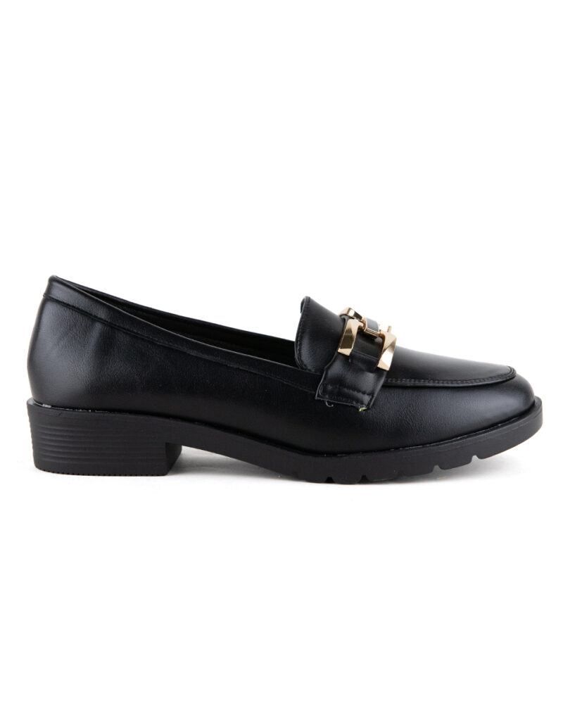 Comfort Loafers με Διακοσμητικό - Μαύρο - Image 2