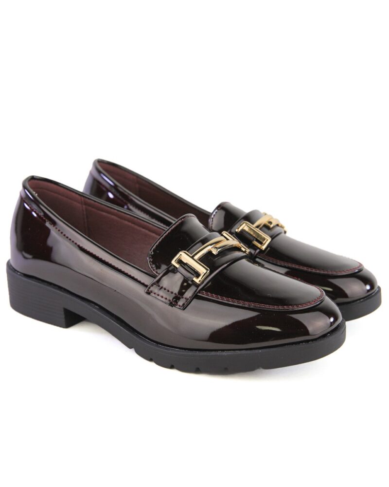 Comfort Loafers με Διακοσμητικό - Μπορντό - Image 2