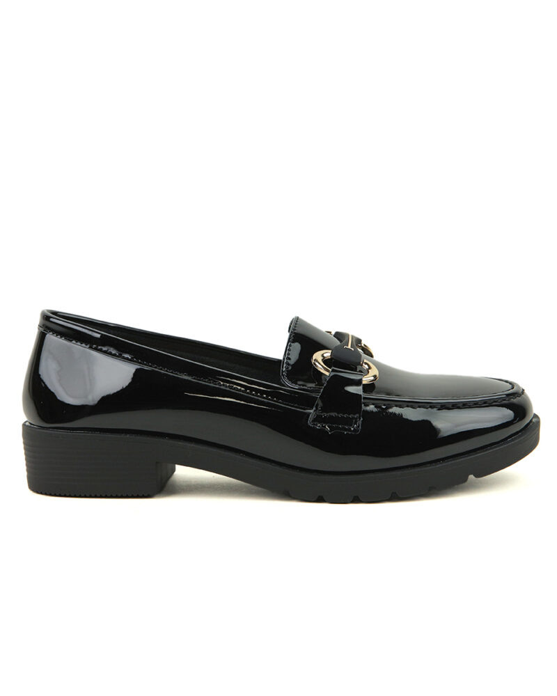 Comfort Loafers με Διακοσμητικό - Μαύρο