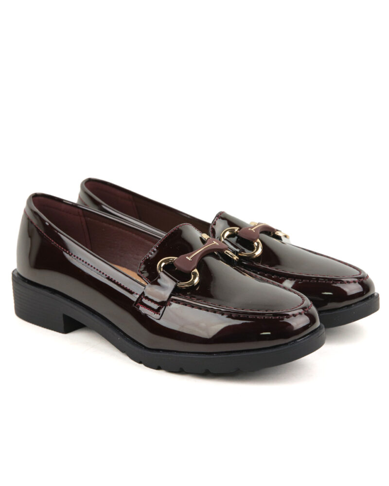 Comfort Loafers με Διακοσμητικό - Μπορντό - Image 2