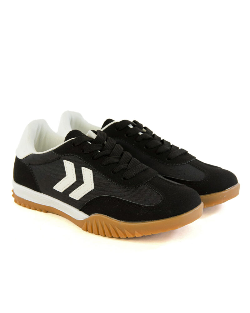 Sneakers με Συνδυασμό Υλικών - Μαύρο - Image 3