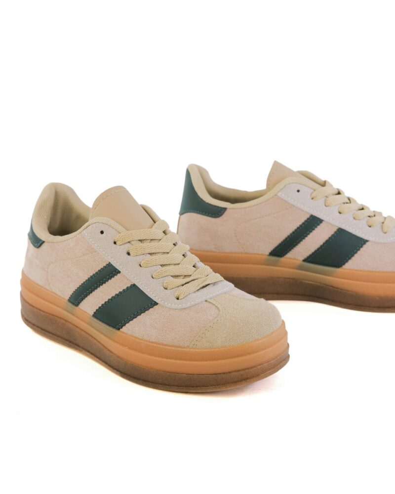 Sneaker Δίσολα - Μπεζ - Image 3