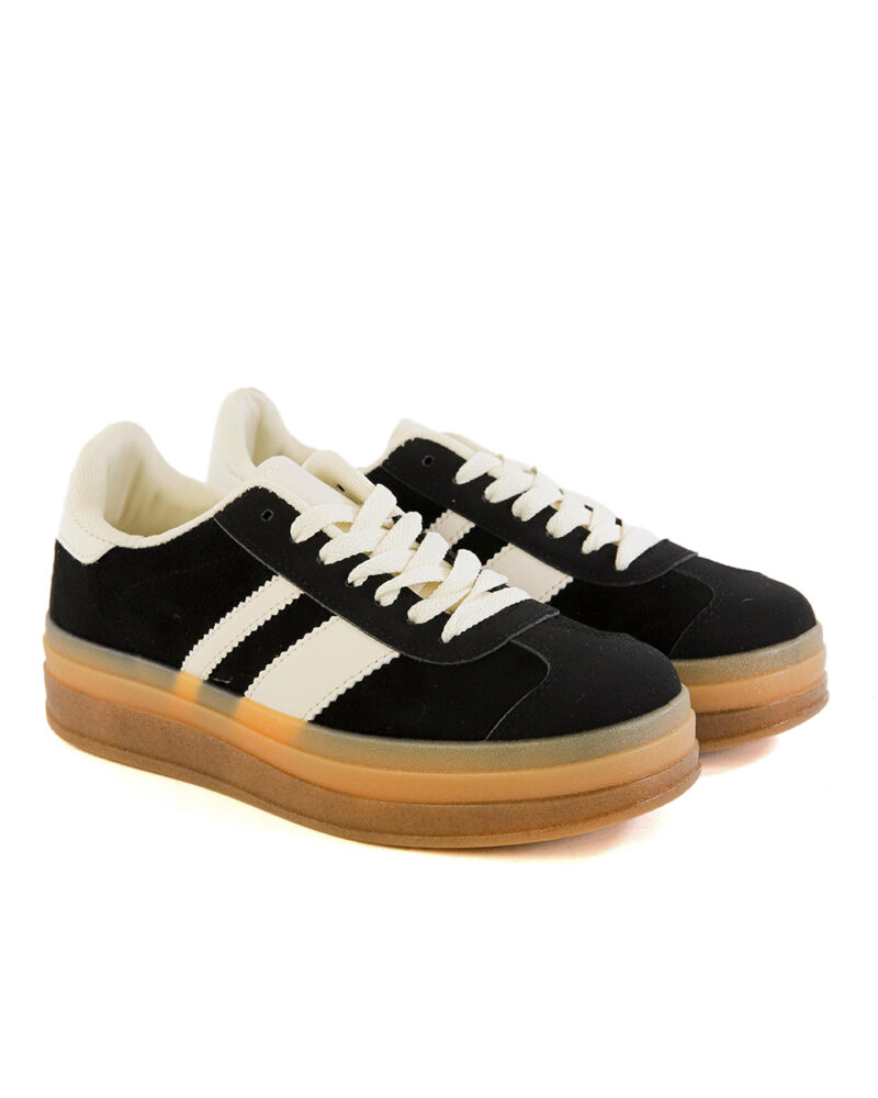 Sneaker Δίσολα - Μαύρο - Image 2