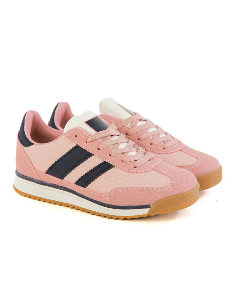 Sneaker με Συνδυασμό Χρωμάτων - Ροζ - Image 2