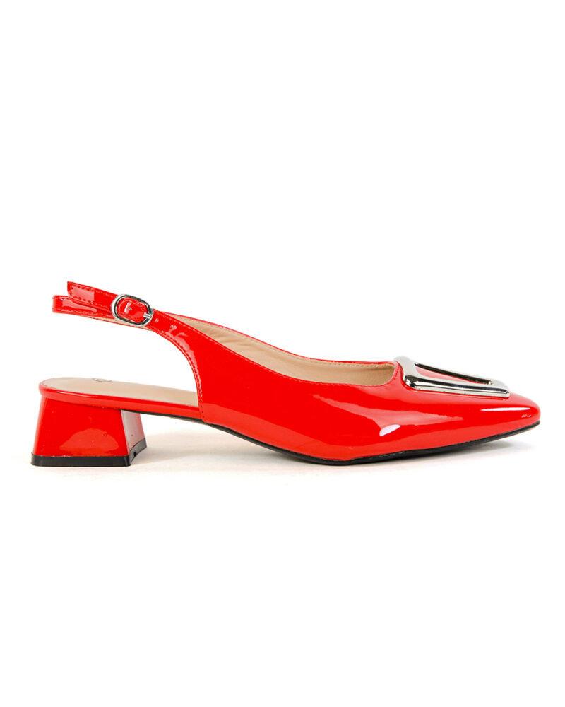 Mules Slingback - Κόκκινο