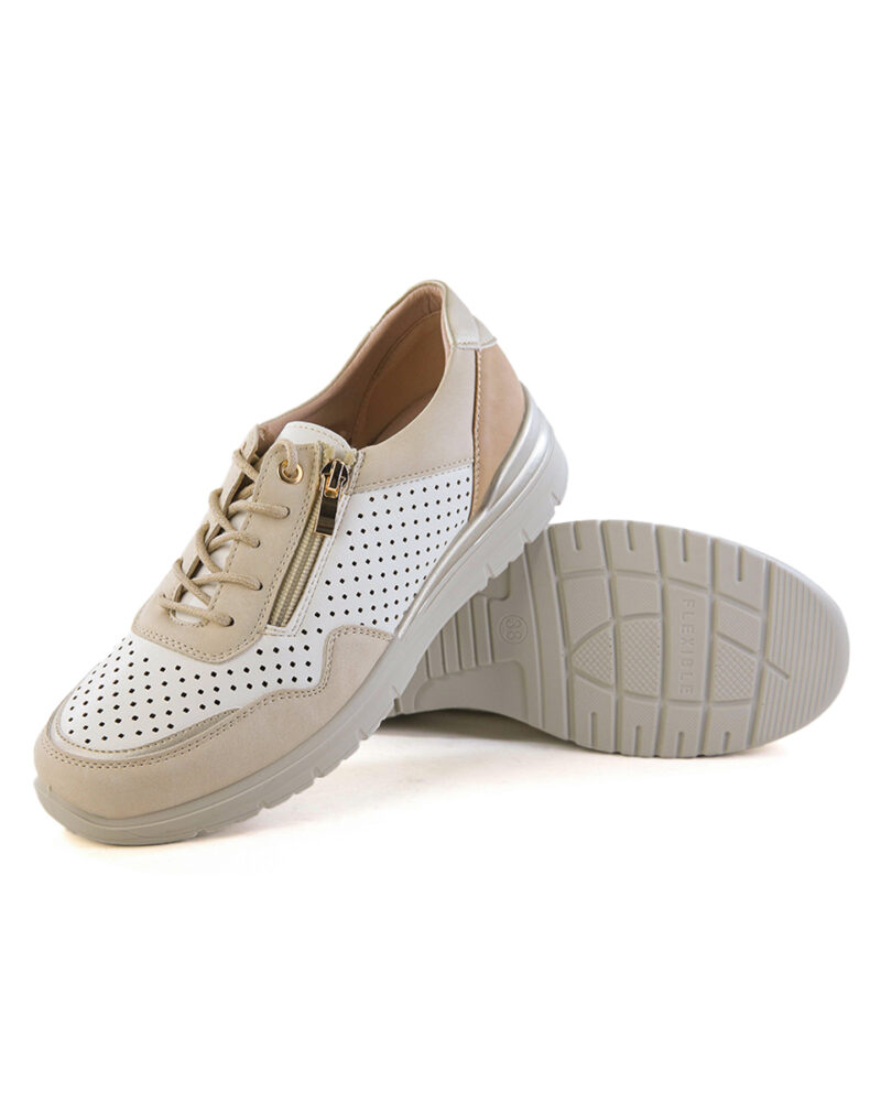 Ανατομικά Sneakers - Μπεζ - Image 3