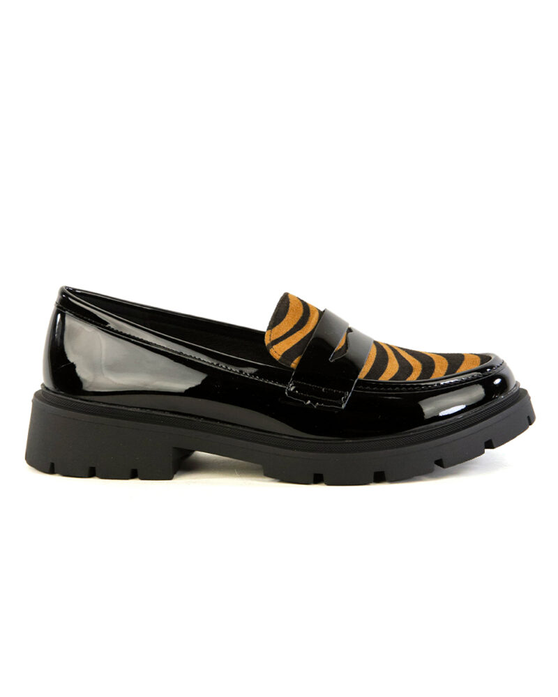 Comfort Loafers - Κάμελ Ζέβρα