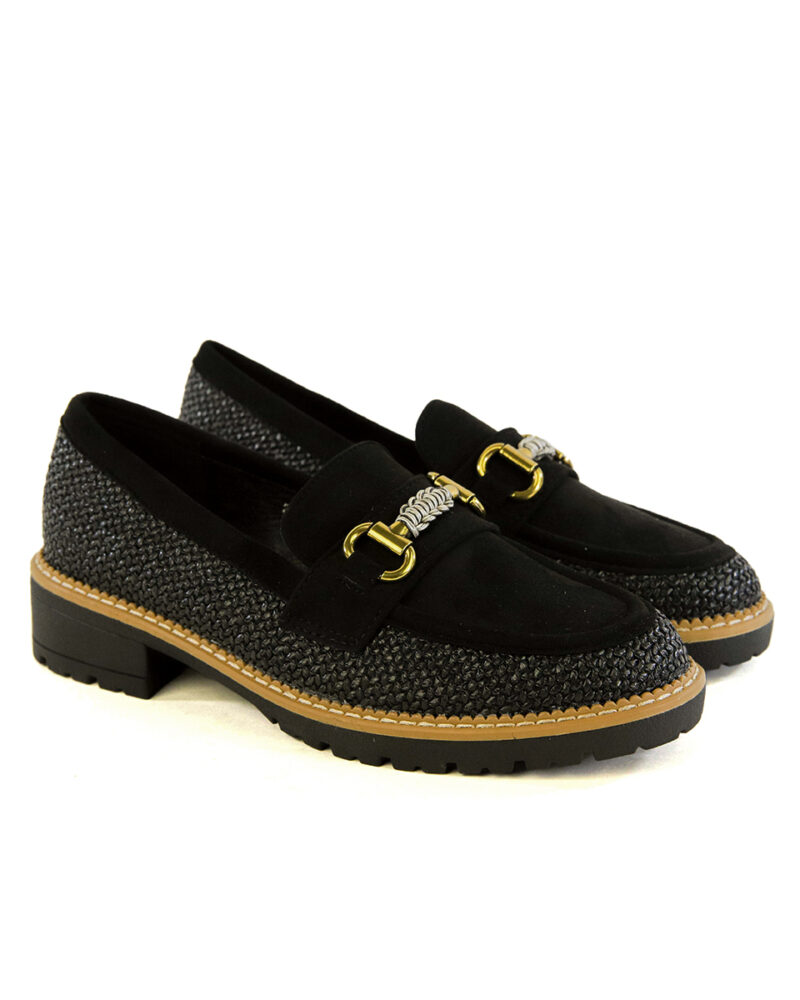 Loafers με Διακοσμητικό - Μαύρο - Image 2