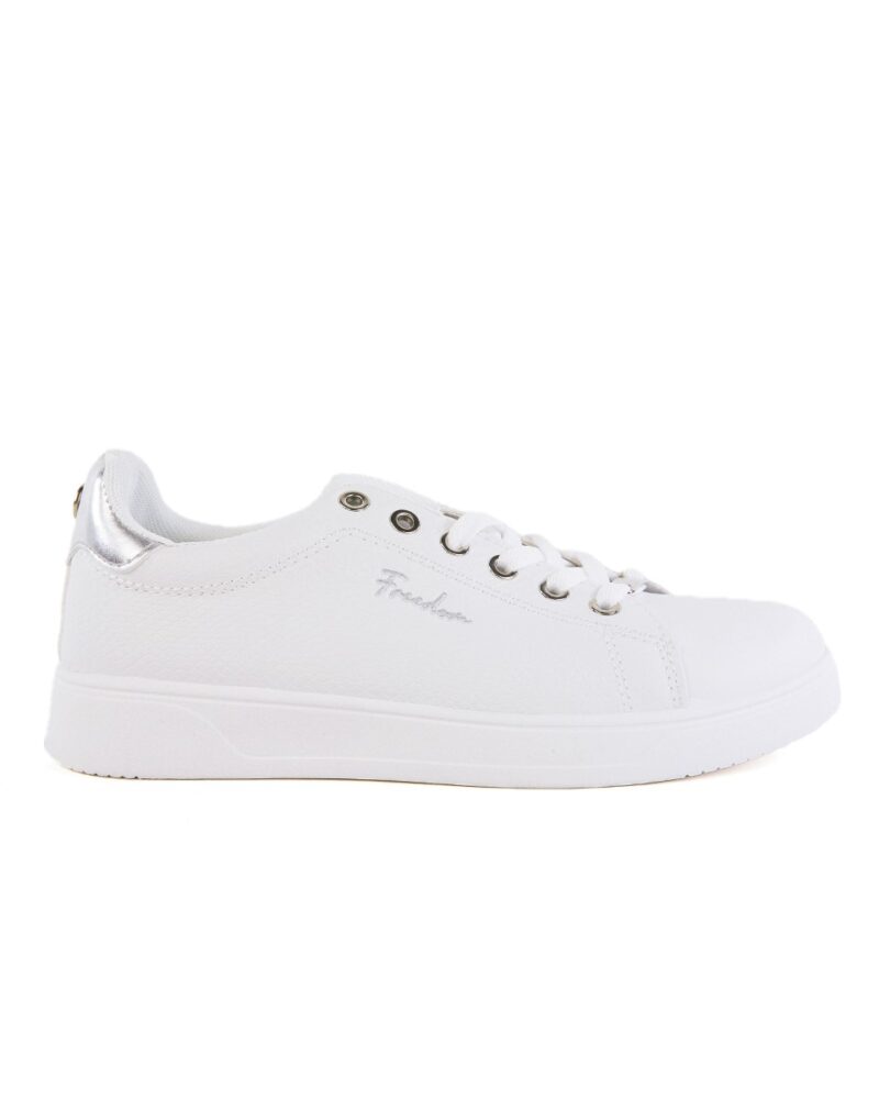 Sneaker με Snake Print - Λευκό