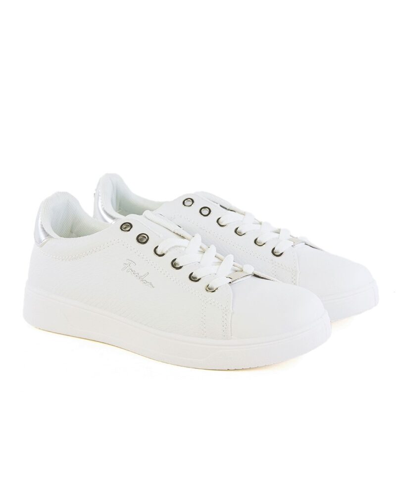 Sneaker με Snake Print - Λευκό - Image 2