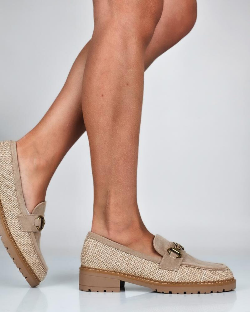 Loafers με Διακοσμητικό - Μπεζ - Image 5