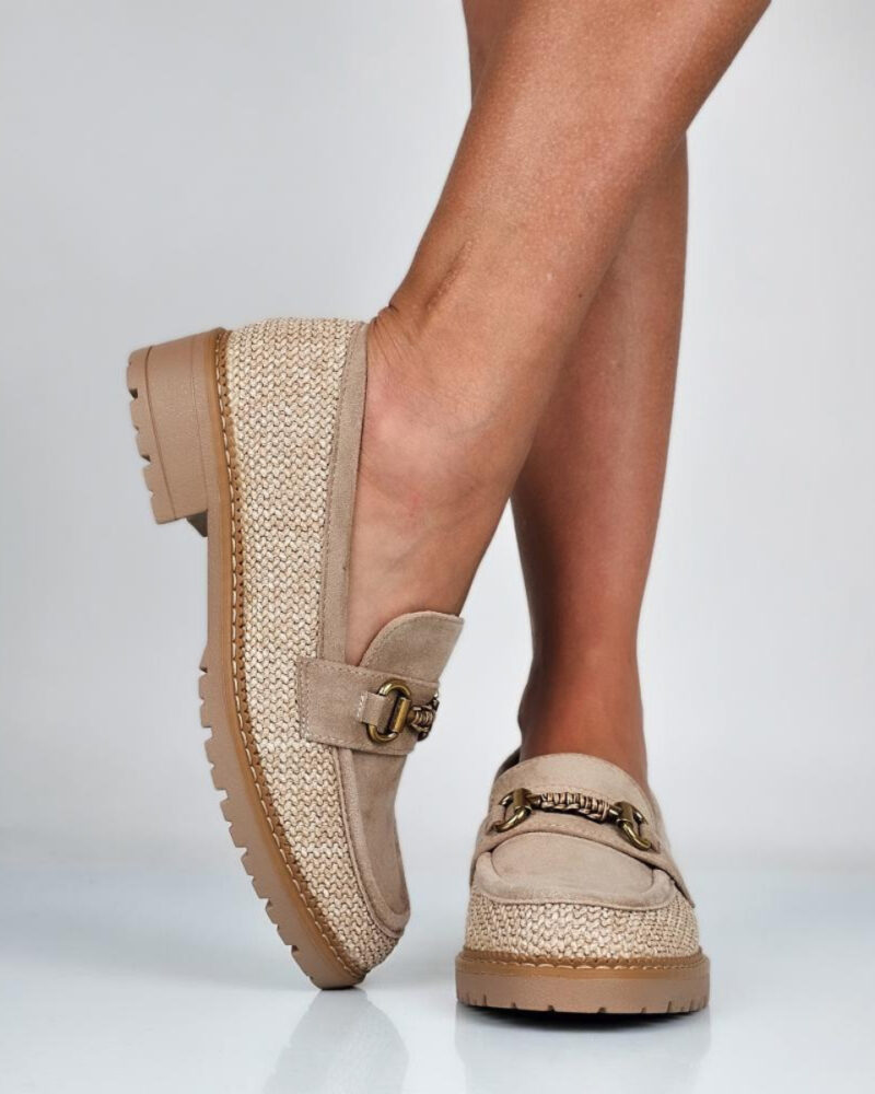 Loafers με Διακοσμητικό - Μπεζ - Image 7
