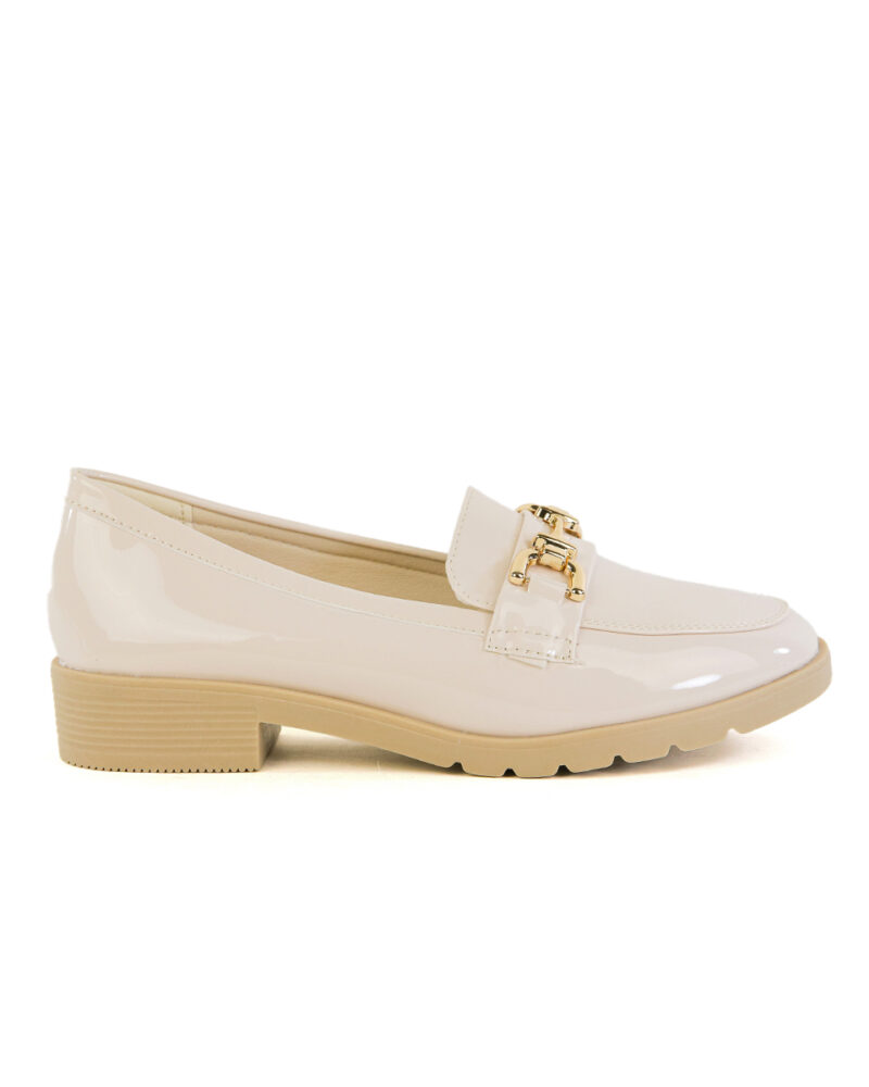 Comfort Loafers με Διακοσμητικό - Μπεζ