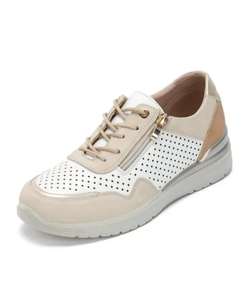 Ανατομικά Sneakers - Μπεζ - Image 4