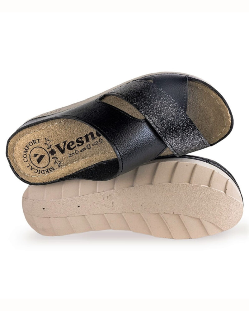 Ανατομικές Παντόφλες Medical Comfort Vesna - Μαύρο - Image 5