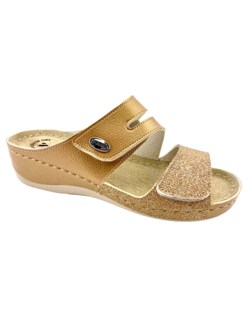 Ανατομικές Παντόφλες Vesna - Χρυσό
