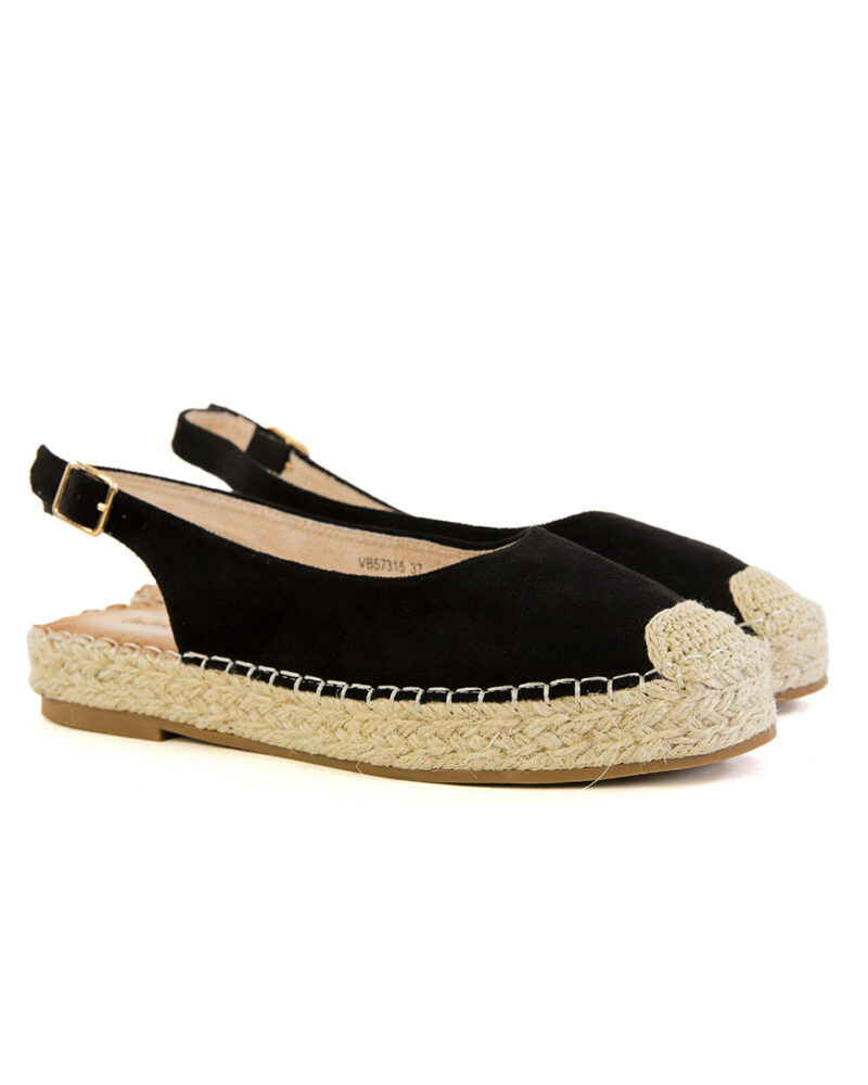Εσπαντρίγιες Slingback - Μαύρο - Image 3