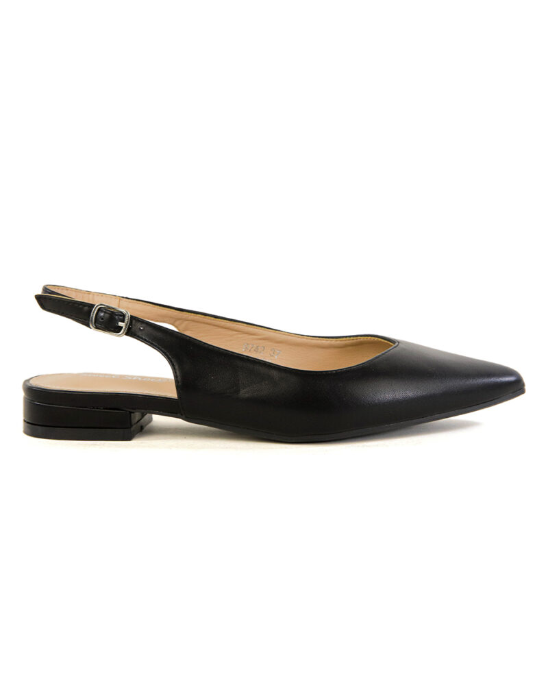 Mules Slingback - Μαύρο