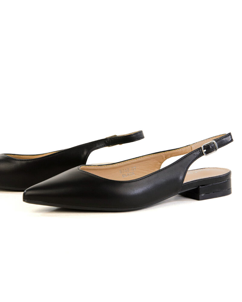Mules Slingback - Μαύρο - Image 3