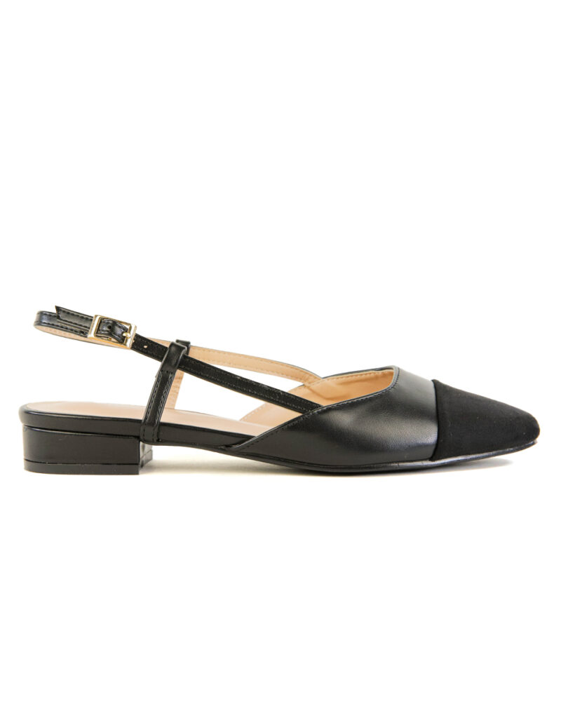 Γόβες Slingback - Μαύρο