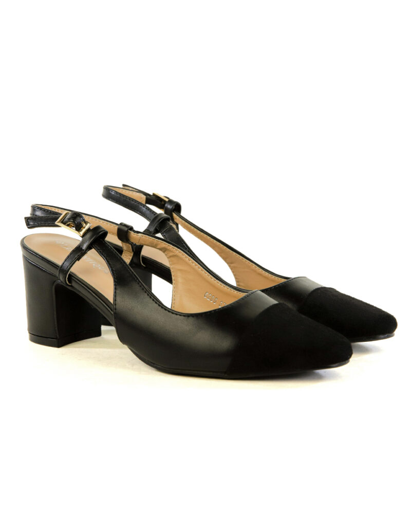 Γόβες Slingback - Μαύρο - Image 2
