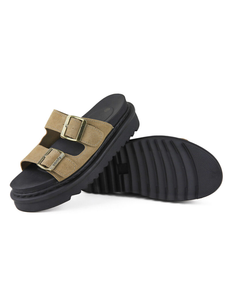 Comfort Flatform με Τόκες- Χακί - Image 3