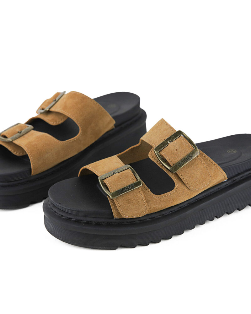Comfort Flatform με Τόκες- Κάμελ - Image 4